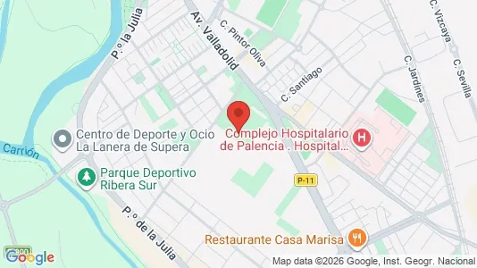 Apartments for rent i Palencia - kort over placeringen