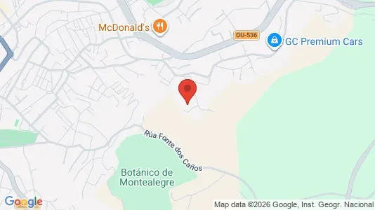Apartments for rent i Ourense - kort over placeringen