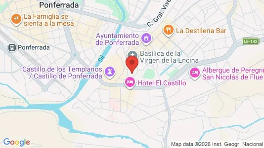Apartments for rent i León - kort over placeringen