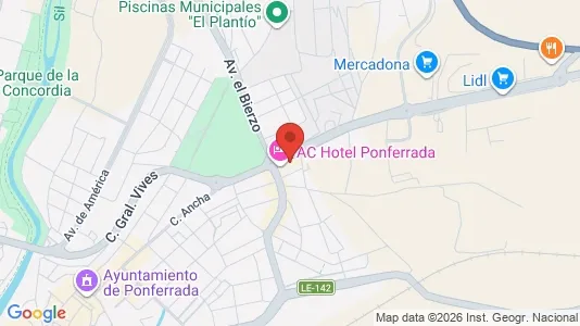Rooms for rent i León - kort over placeringen