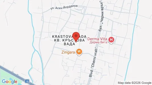 Apartments for rent i Sofia Lozenets - kort over placeringen