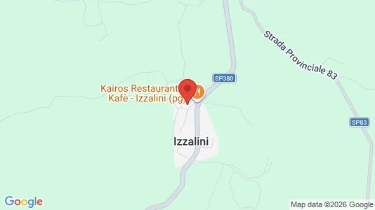 Apartments for rent i Todi - kort over placeringen