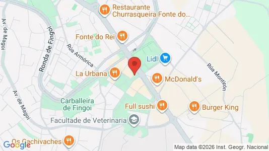 Apartments for rent i Lugo - kort over placeringen