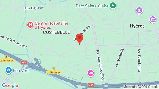 Apartments for rent i Toulon - kort over placeringen