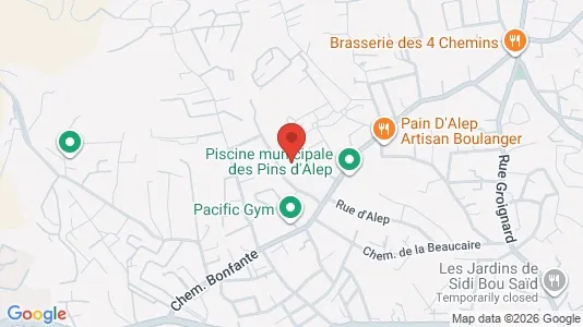 Apartments for rent i Toulon - kort over placeringen