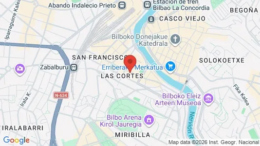 Apartments for rent i Arrigorriaga - kort over placeringen