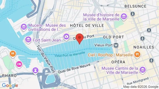 Apartments for rent i Marseille 2ème arrondissement - kort over placeringen
