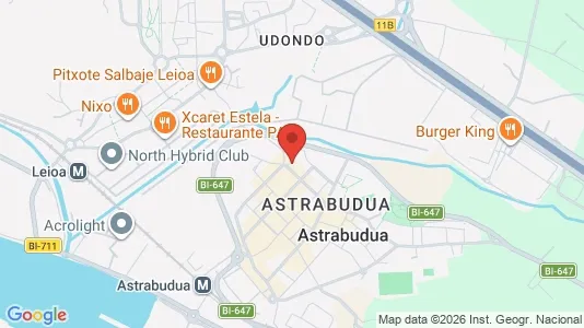 Apartments for rent i Bilbao - kort over placeringen
