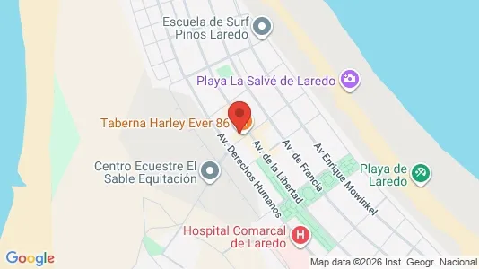 Apartments for rent i Laredo - kort over placeringen