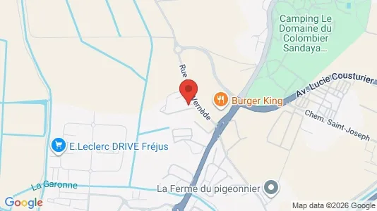 Apartments for rent i Draguignan - kort over placeringen
