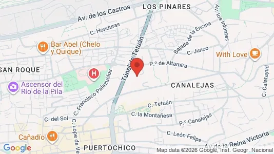 Apartments for rent i Santander - kort over placeringen