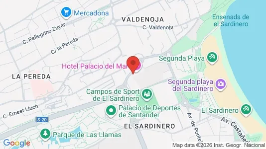 Apartments for rent i Santander - kort over placeringen