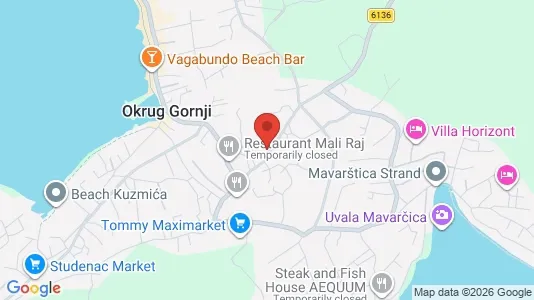 Apartments for rent i Okrug - kort over placeringen