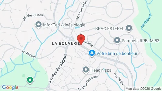 Apartments for rent i Draguignan - kort over placeringen