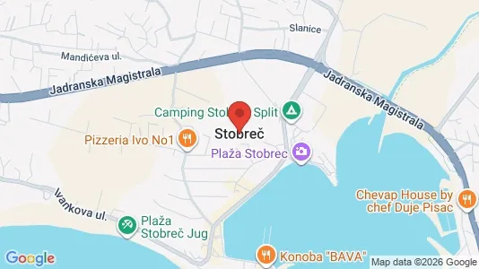 Apartments for rent i Split - kort over placeringen