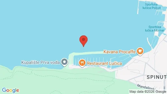 Apartments for rent i Split - kort over placeringen