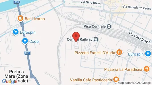 Apartments for rent i Pisa - kort over placeringen
