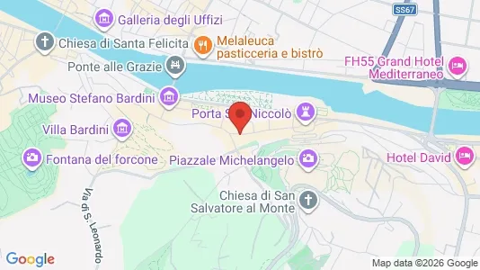 Apartments for rent i Florence - kort over placeringen