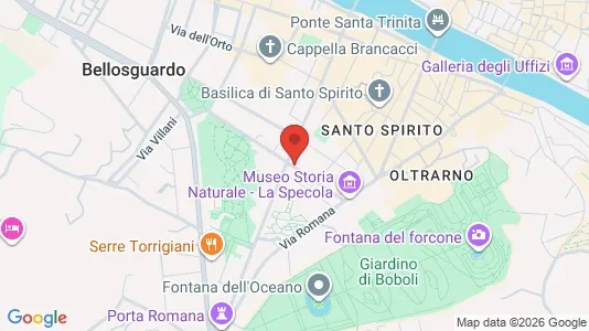 Apartments for rent i Florence - kort over placeringen