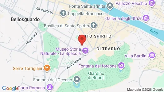 Apartments for rent i Florence - kort over placeringen