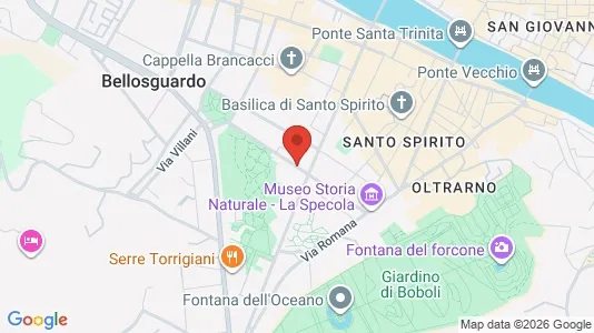 Apartments for rent i Florence - kort over placeringen