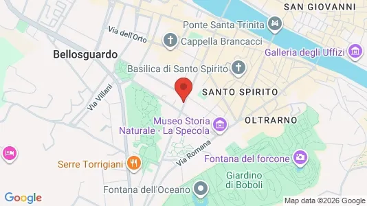 Apartments for rent i Florence - kort over placeringen