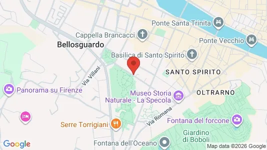 Apartments for rent i Florence - kort over placeringen