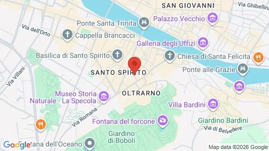 Apartments for rent i Florence - kort over placeringen