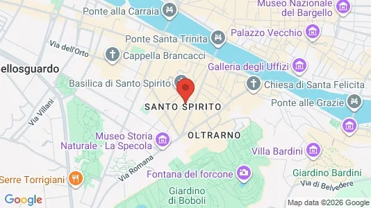 Apartments for rent i Florence - kort over placeringen