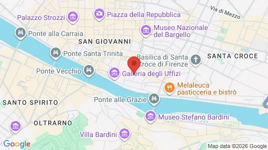 Apartments for rent i Florence - kort over placeringen