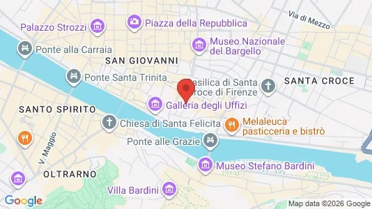 Apartments for rent i Florence - kort over placeringen