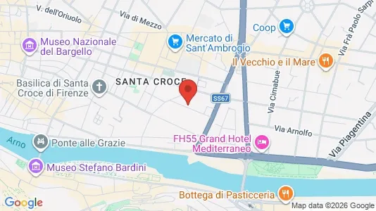 Apartments for rent i Florence - kort over placeringen