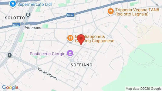 Apartments for rent i Florence - kort over placeringen