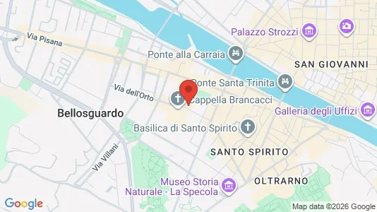 Apartments for rent i Florence - kort over placeringen