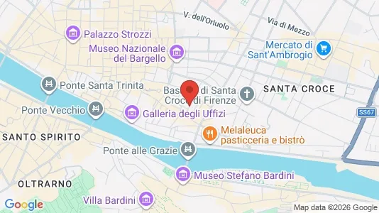 Apartments for rent i Florence - kort over placeringen