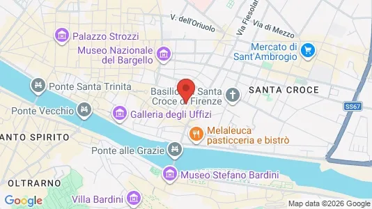 Apartments for rent i Florence - kort over placeringen