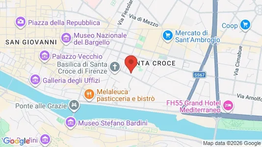 Apartments for rent i Florence - kort over placeringen