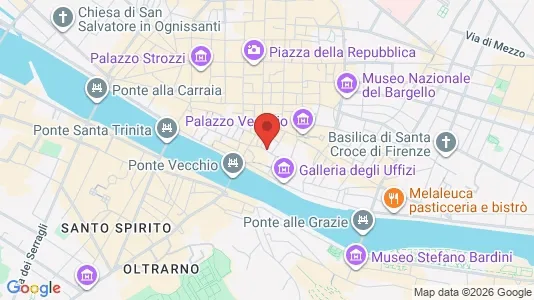 Apartments for rent i Florence - kort over placeringen