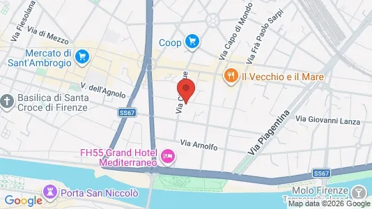 Rooms for rent i Florence - kort over placeringen