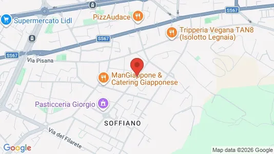 Apartments for rent i Florence - kort over placeringen