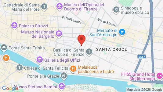 Apartments for rent i Florence - kort over placeringen