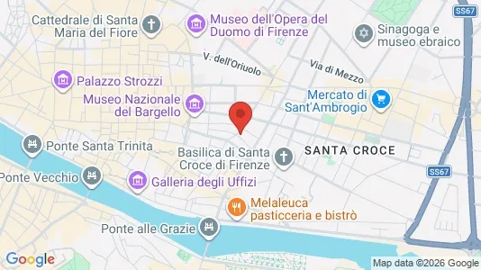 Apartments for rent i Florence - kort over placeringen