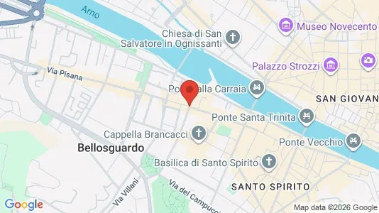 Apartments for rent i Florence - kort over placeringen