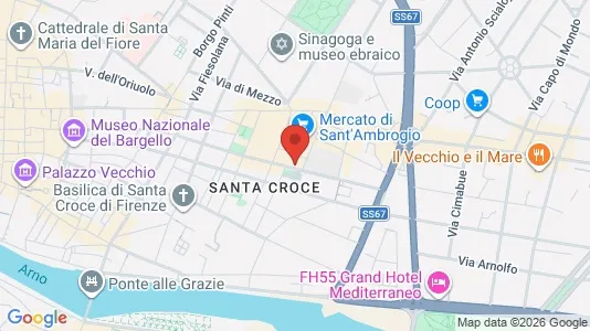 Apartments for rent i Florence - kort over placeringen