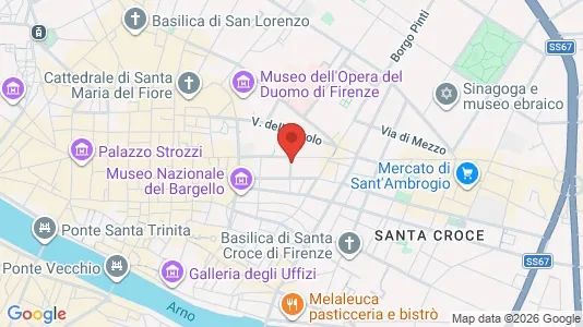 Apartments for rent i Florence - kort over placeringen