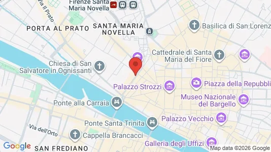 Apartments for rent i Florence - kort over placeringen