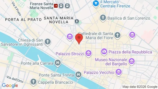 Apartments for rent i Florence - kort over placeringen
