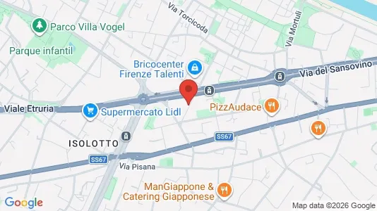 Rooms for rent i Florence - kort over placeringen