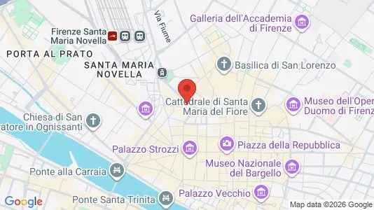 Apartments for rent i Florence - kort over placeringen