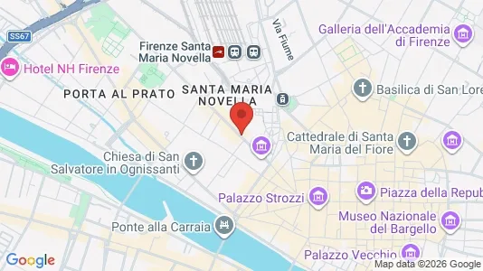 Apartments for rent i Florence - kort over placeringen